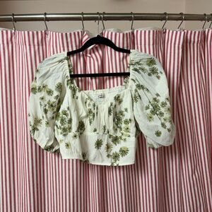 Abercrombie puff sleeve top